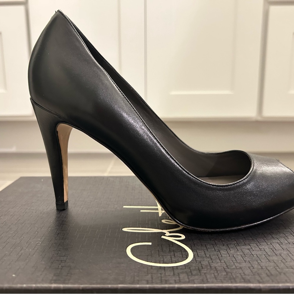 Cole Haan - Air Pumps - Black Peep Toe Heels